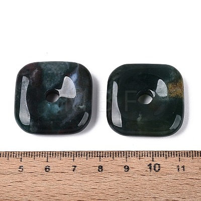Natural Indian Agate Pendants G-Q602-02F-1