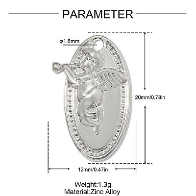Zinc Alloy Pendants AL-OY001-10P-1