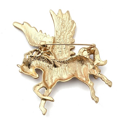 Pegasus Alloy Enamel Pins for Clothes for Women JEWB-F043-03-1