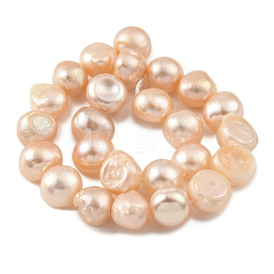 Natural Cultured Freshwater Pearl Beads Strands PEAR-A006-08B-1