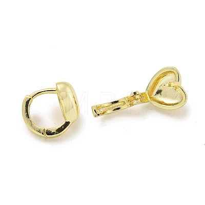 Brass Hoop Earrings EJEW-L211-011F-G-1