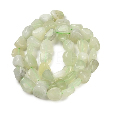 Natural New Jade Beads Strands G-P497-01E-30-1