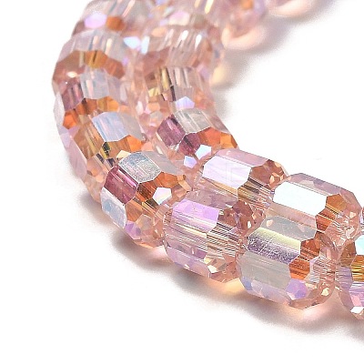 Electroplate Glass Beads X1-EGLA-D030-19O-1