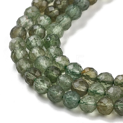 Natural Green Apatite Beads Strands X-G-G105-A01-03-1