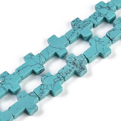 Synthetic Turquoise Beads Strands G-I369-A09-02-1