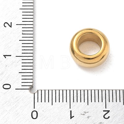 Brass European Beads KK-CBA109E-06G-1