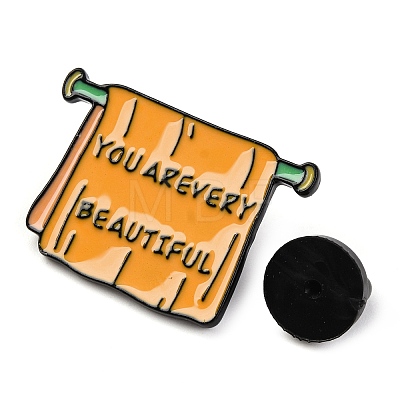 Word Enamel Pins JEWB-S024-05A-1