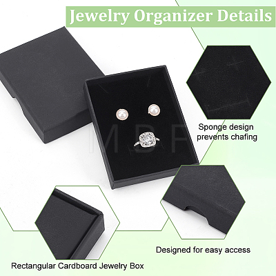 Rectangle Cardboard Paper Jewelry Set Boxes CON-WH0086-100B-1