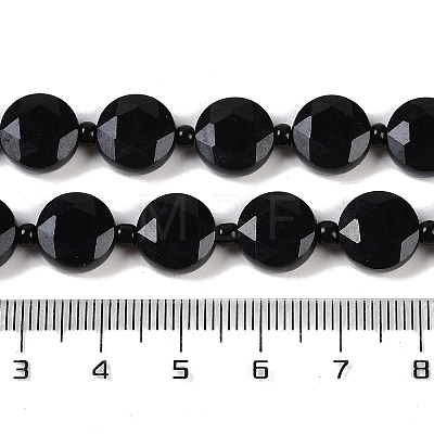 Natural Black Onyx(Dyed & Heated) Beads Strands G-C116-A73-01-1