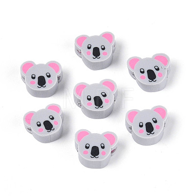 Handmade Polymer Clay Beads CLAY-T023-08-1