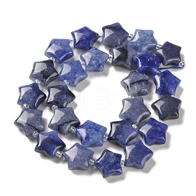 Natural Blue Aventurine Beads Strands G-NH0005-015-1