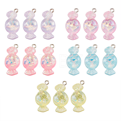 Resin Pendants RESI-TA0001-06-1