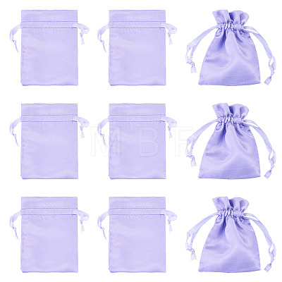 10Pcs Brocade Good Luck Fortune Drawstring Gift Blessing Bags PAAG-TADJ0001-01H-1