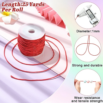 23M Waxed Cotton Thread Cords YC-YW0001-09D-1