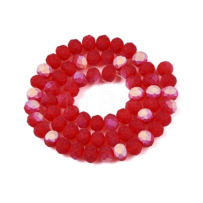 Transparent Glass Beads Strands EGLA-A044-T8mm-MB01-1