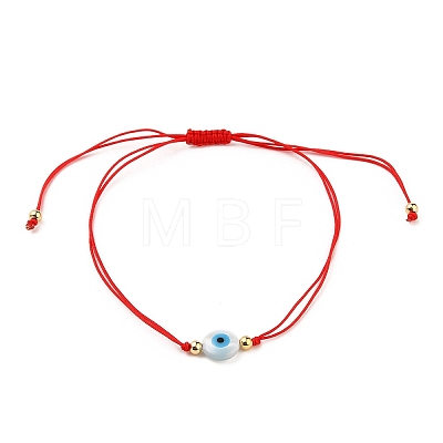 Adjustable Nylon Cord Braided Bead Bracelets X-BJEW-JB05543-02-1