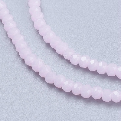 Imitation Jade Glass Beads Strands GLAA-F078-C01-1