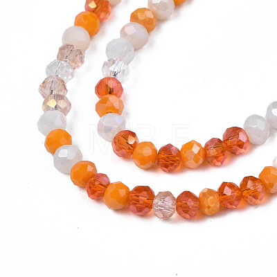 Opaque Glass Beads Strands GLAA-T006-07-A07-1