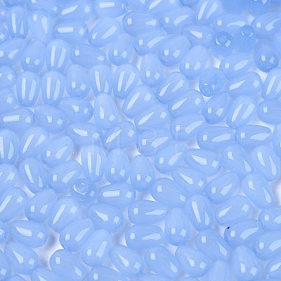 Imitation Jade Glass Beads GLAA-Q113-01A-B04-1