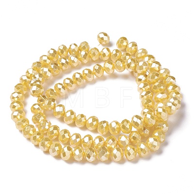Opaque Glass Beads Strands GLAA-H022-01A-06-1