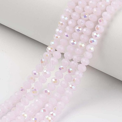 Electroplate Glass Beads Strands EGLA-A044-J2mm-L02-1