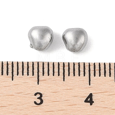 304 Stainless Steel Beads STAS-M071-01F-P-1