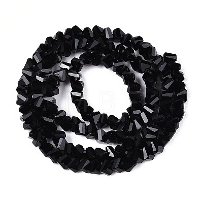 Opaque Glass Beads Strands GLAA-N019-4mm-01-1
