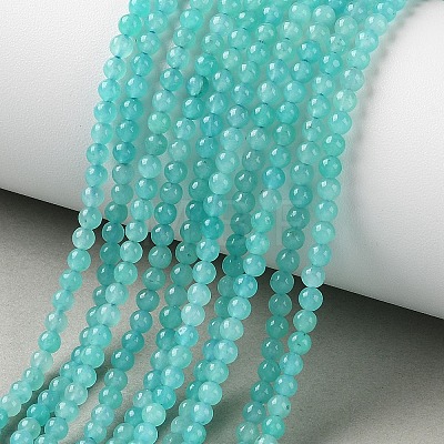 Natural Amazonite Beads Strands G-Z150-B01-3mm-1