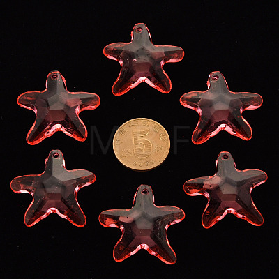 Transparent Acrylic Beads TACR-S154-58B-910-1