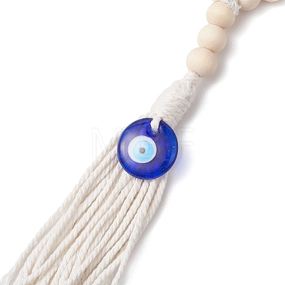 Handmade Lampwork Turkish Blue Evil Eye Pendant Decorations WD-CJ5615-1