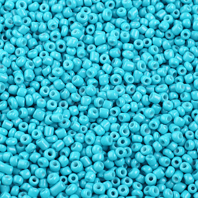 Baking Paint Glass Seed Beads SEED-S002-K10-1