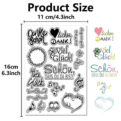 Custom PVC Plastic Clear Stamps DIY-WH0439-0352-1