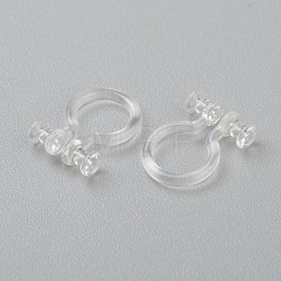 Plastic Clip-on Earring Findings KY-P001-06A-1