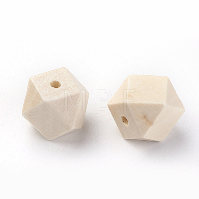 Unfinished Wood Beads WOOD-S037-107-20mm-1