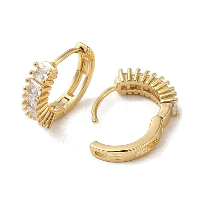 Brass Hoop Earrings EJEW-L271-15KCG-01-1