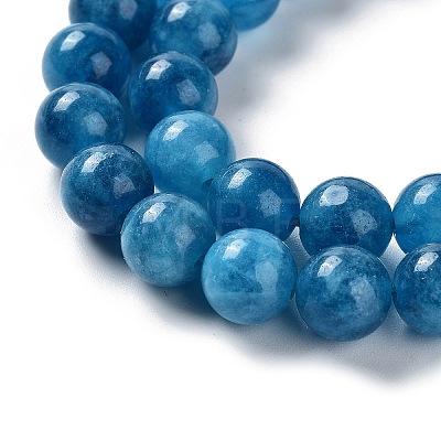 Dyed Natural Malaysia Jade Beads Strands G-G021-02B-10-1