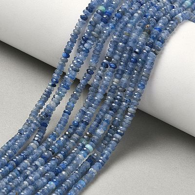 Natural Kyanite Beads Strands G-K376-E04-02-1
