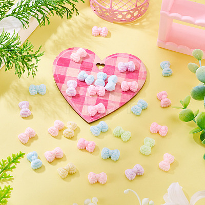 30Pcs Opaque Resin Decoden Cabochons RESI-TADJ0001-13B-1