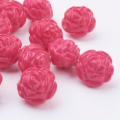 Opaque Acrylic Beads MACR-S635-7-1