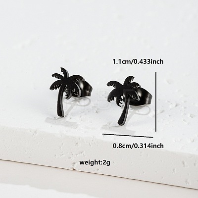 201 Stainless Steel Stud Earrings FS-WGB18B1-32-1