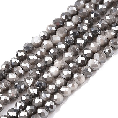 Electroplate Glass Beads Strands EGLA-T021-03A-1