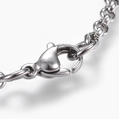 304 Stainless Steel Rolo Chain Necklaces NJEW-F242-12P-A-1