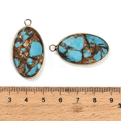 Dyed Synthetic Imperial Jasper Pendants GG-CBAA20A-04G-05-1
