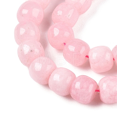 Dyed Natural White Jade Beads Strands G-T138-S17-1