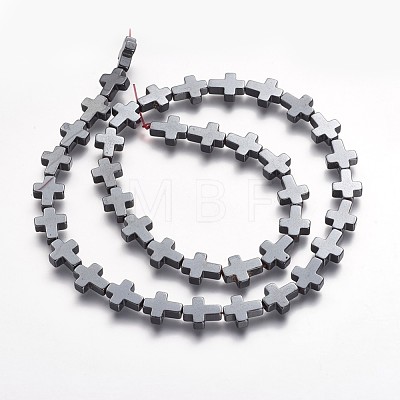 Non-magnetic Synthetic Hematite Beads Strands X-G-P218-17-08-1