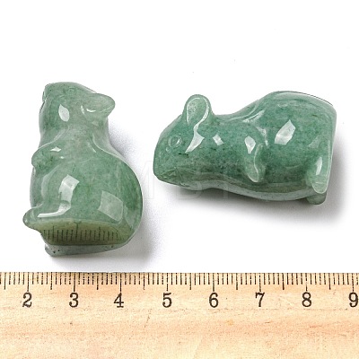 Natural Unakite Carved Healing Mouse Figurines DJEW-D012-02D-1