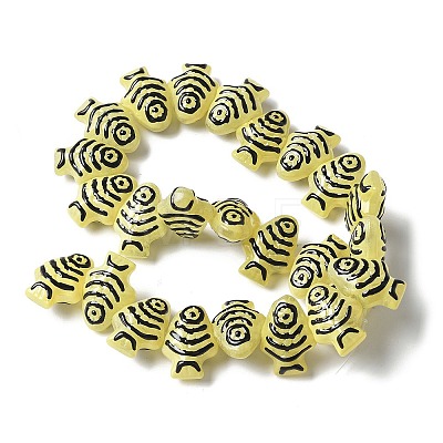 Baking Paint Glass Enamel Beads BLOW-D300-04F-1