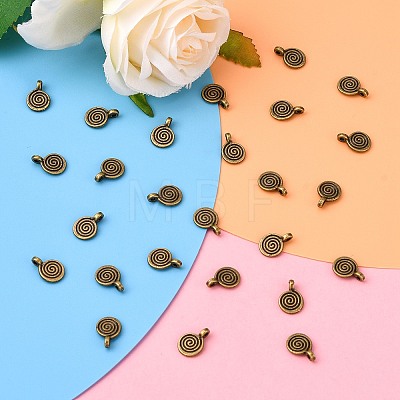 Tibetan Style Alloy Charms LS-MLF0339Y-NF-1