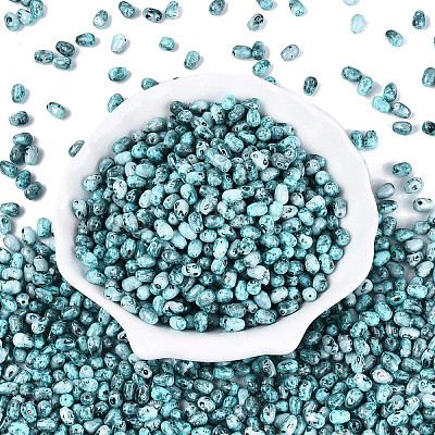 Picasso Glass Seed Beads SEED-N012-10H-1