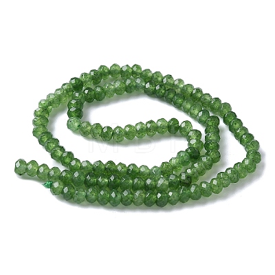 Dyed Natural Malaysia Jade Rondelle Beads Strands G-E316-2x4mm-57-1